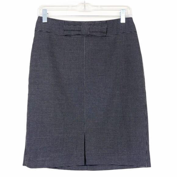 Banana Republic Polka Dot Bow Pencil Skirt Sz 2 - Picture 9 of 9